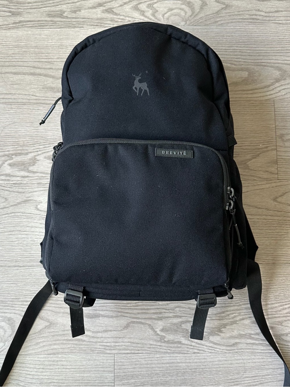 Brevité Black Men's Backpack - Everyday Urban Carry